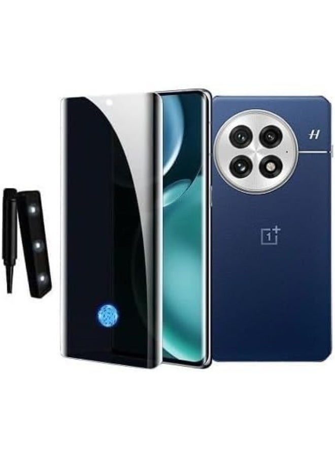 Tempered Glass | Curved UV Privacy Screen Protector Guard for OnePlus 13 | Full Screen Coverage/Anti Spy/HD/Easy Application | Fingerprint Working/9H Hardness - Image 1